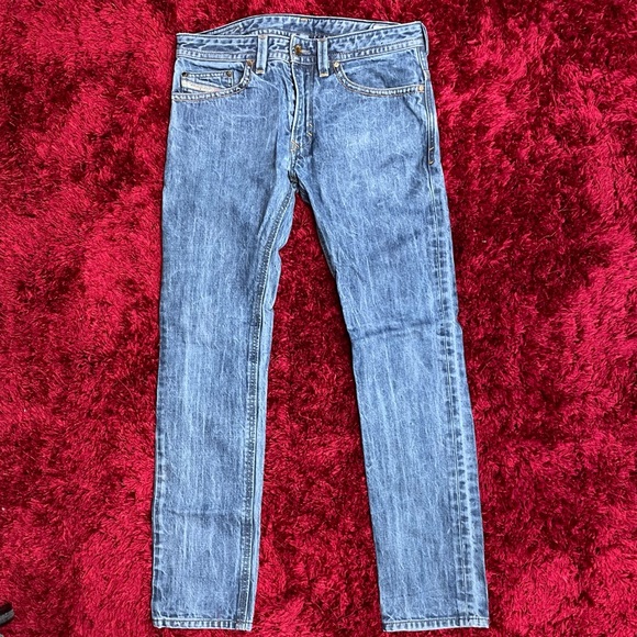 Diesel Men's Skinny Jeans - Faded Blue - Picture 4 of 13